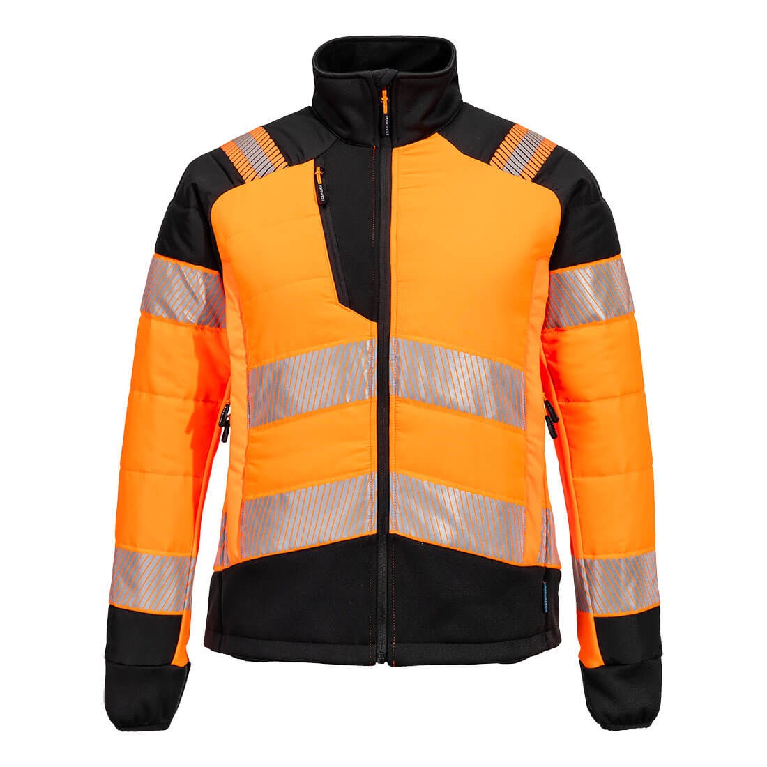 Giubbotto da Lavoro Alta Visibilit� Multitasche Impermeabile Stretch da Donna Portwest T171