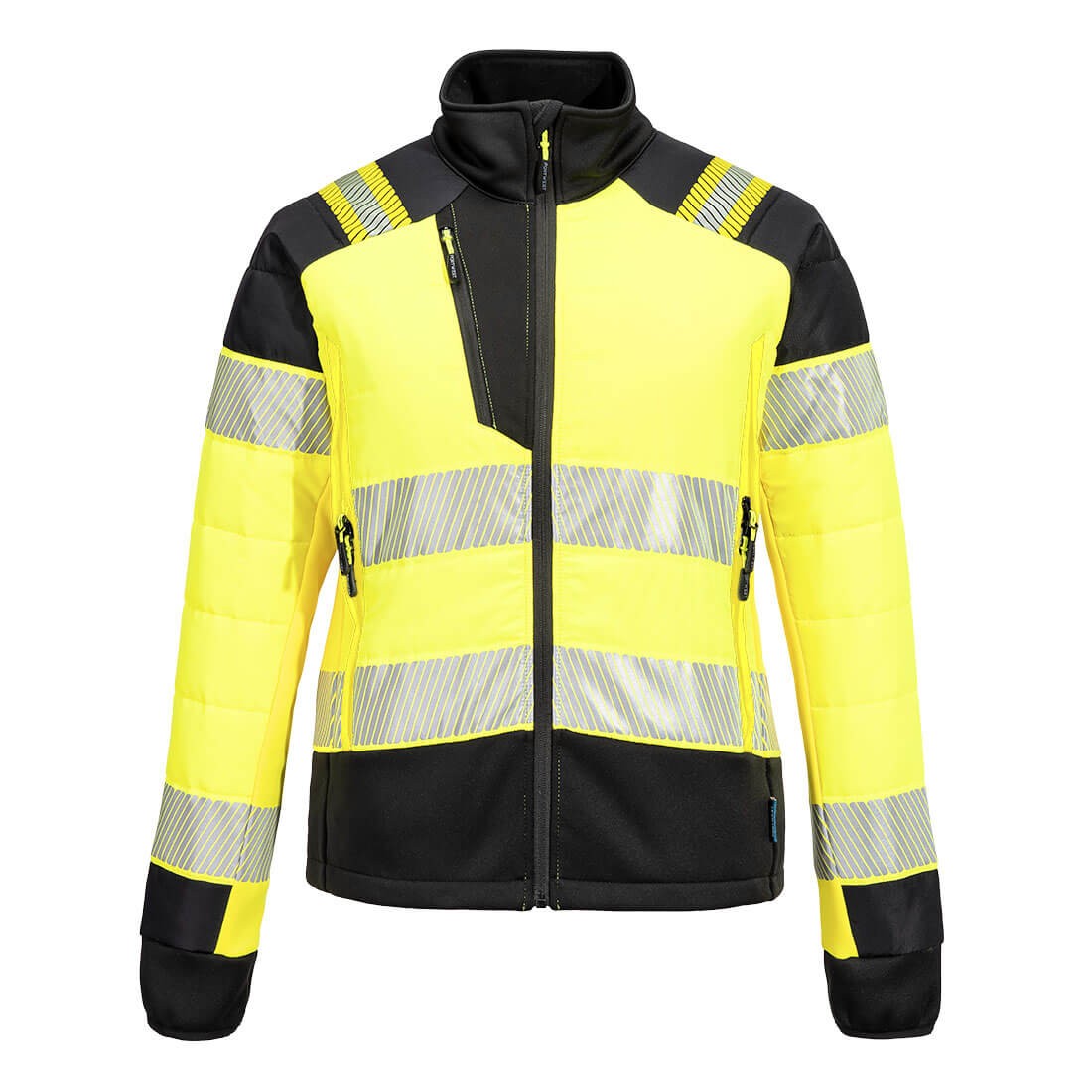 Giubbotto da Lavoro Alta Visibilit� Multitasche Impermeabile Stretch da Donna Portwest T171