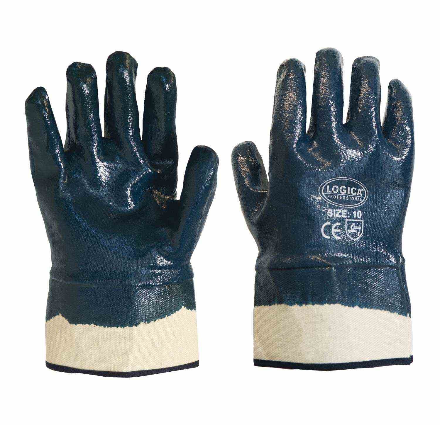 60 Paia - Guanti da lavoro Spalmati in Nitrile Logica 0070/ST