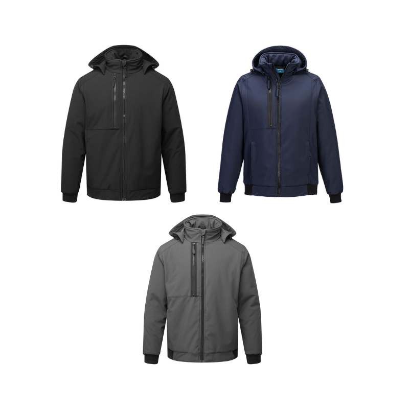 Giubbotto da Lavoro Multitasche Impermeabile Antivento Softshell Portwest CD874