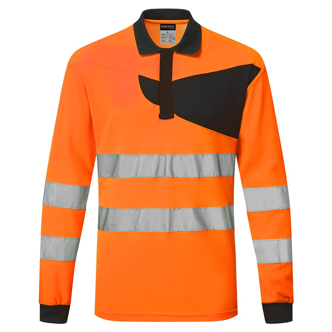 Polo da Lavoro Alta Visibilit� Metalfree Portwest PW220