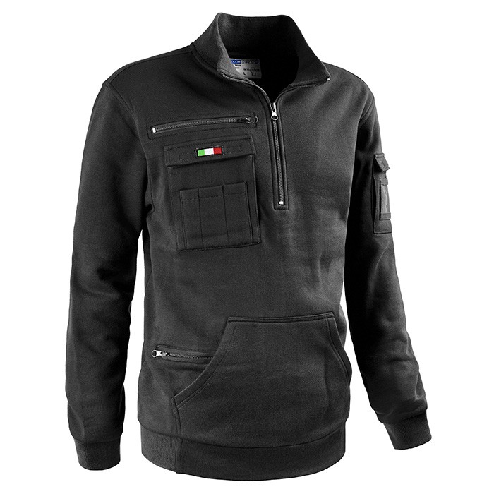 Felpa da Lavoro Multitasche Mezza Zip Sottozero Tank 50250