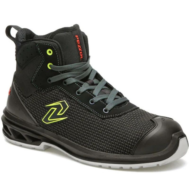 Scarpe Antinfortunistiche Pezzol Amazonas PK 170 S3S SC CI FO SR ESD 326R-012 Alte Metalfree