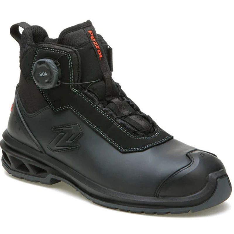 Scarpe Antinfortunistiche con Chiusura Boa Pezzol Blast CHB 150 S3S SC CI FO SR ESD 326R-010 Alte Metalfree