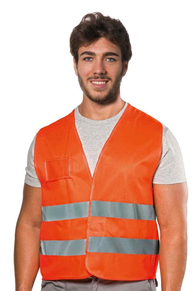 Gilet da Lavoro estivo Alta visibilit� Logica HV014/AR