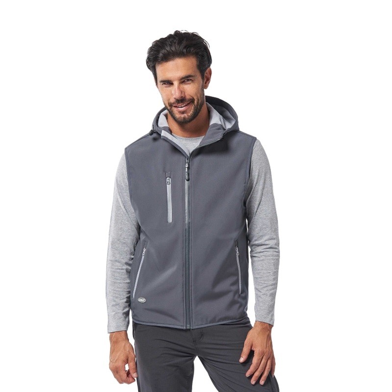 Gilet da lavoro Soft-Shell con cappuccio fisso Logica ATLANTIS1-L