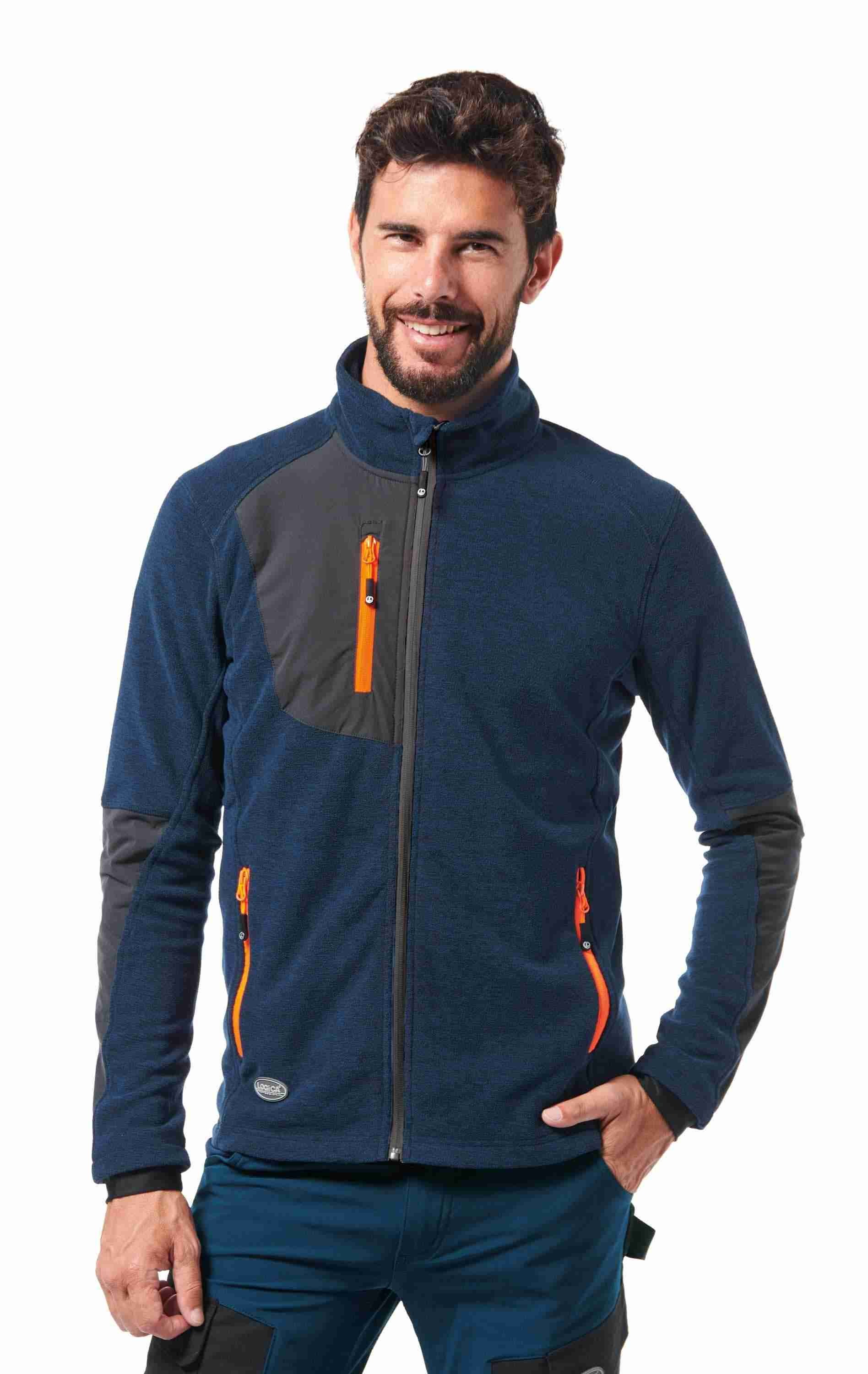 Micropyle da lavoro Stretch zip lunga Multitasche Logica MADEIRA1-L