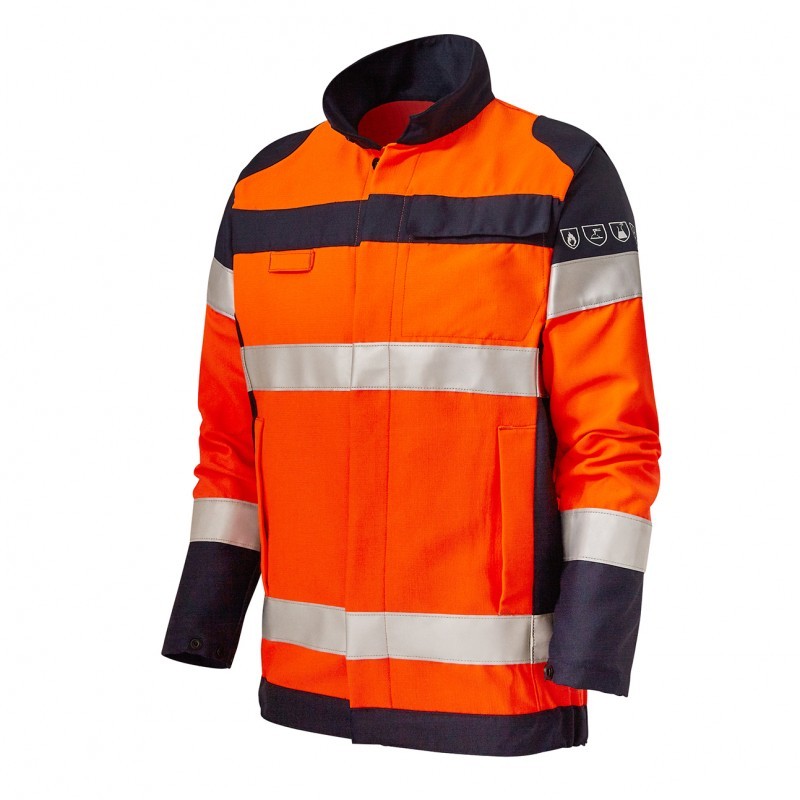 Giubbotto da Lavoro Multirischio Alta Visibilit� Multitasche Molinel Roady Safeline SAFEBN88ASO/NA