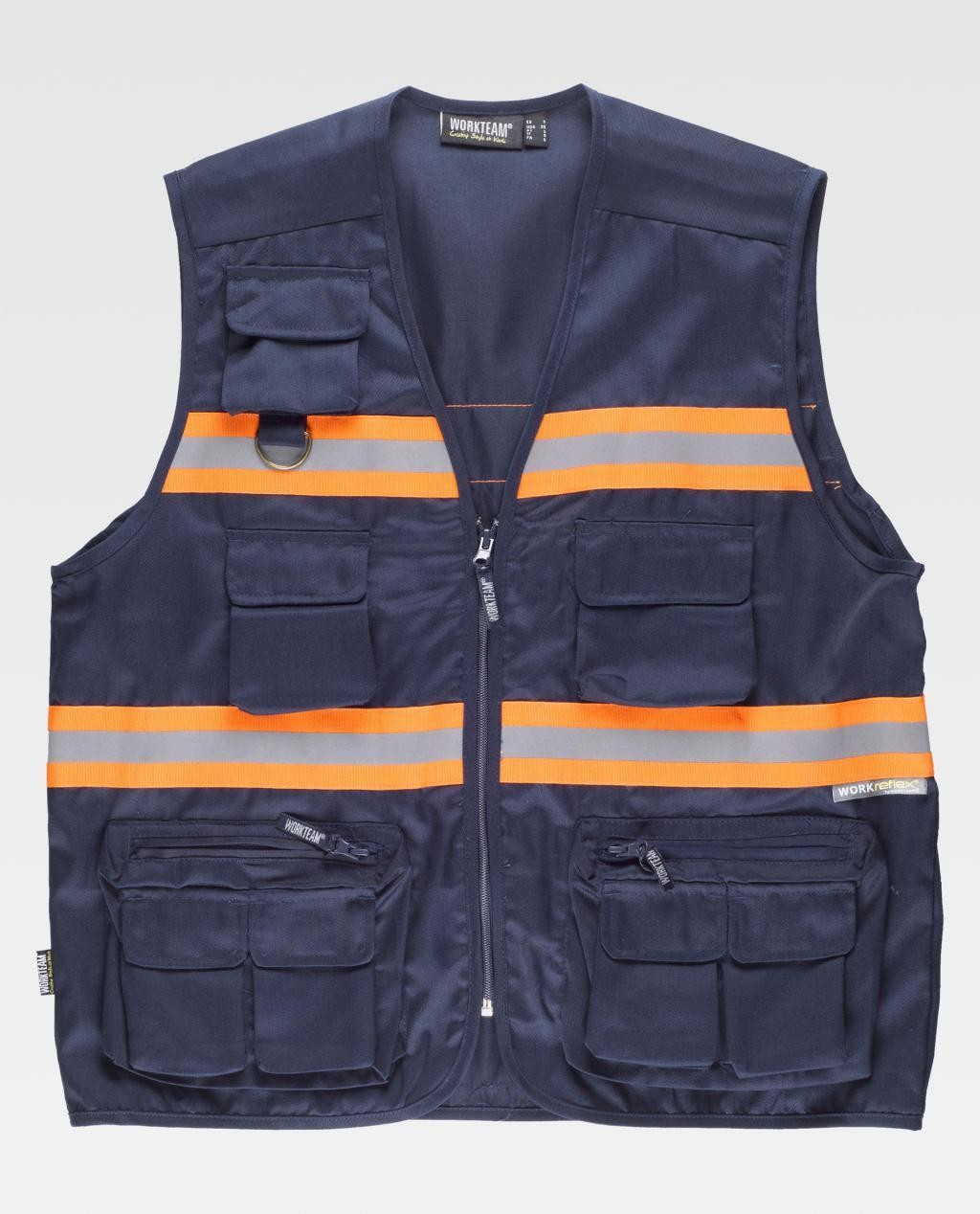 Gilet da Lavoro Safari Multitasche Alta Visibilit� S3136 - Workteam