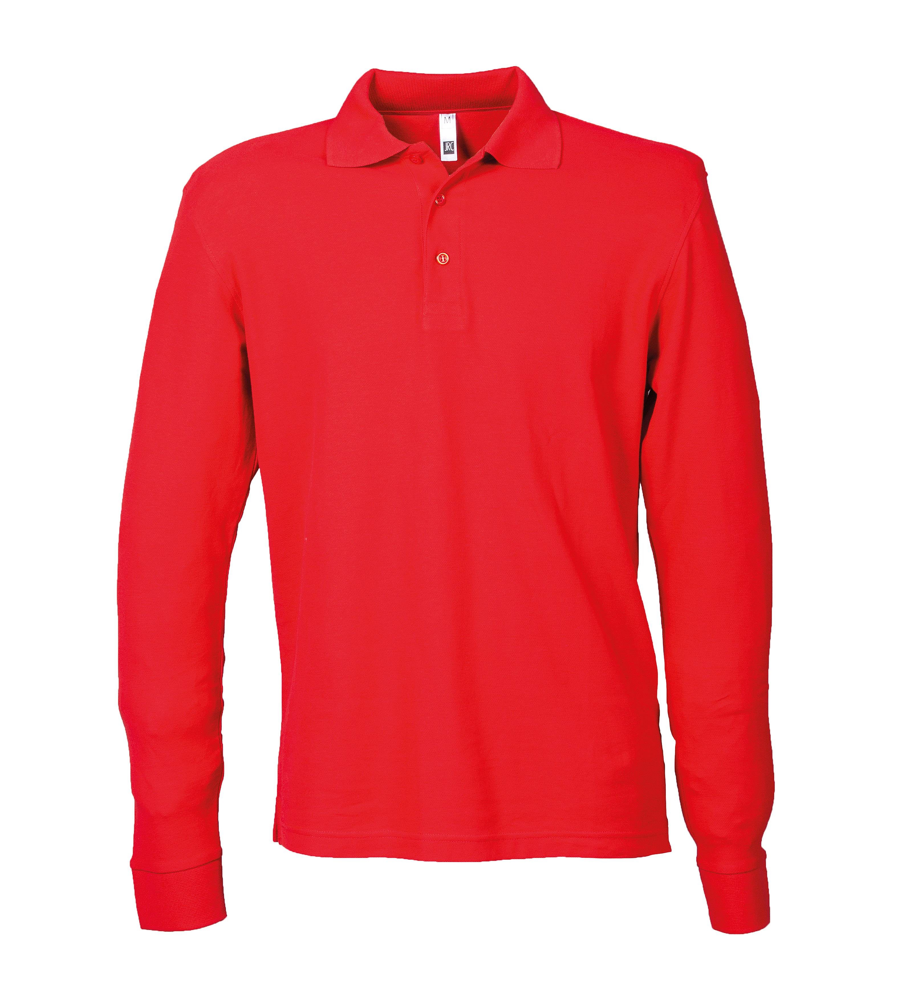 Polo manica lunga da Lavoro 100% Cotone JRC Tunisi 992542