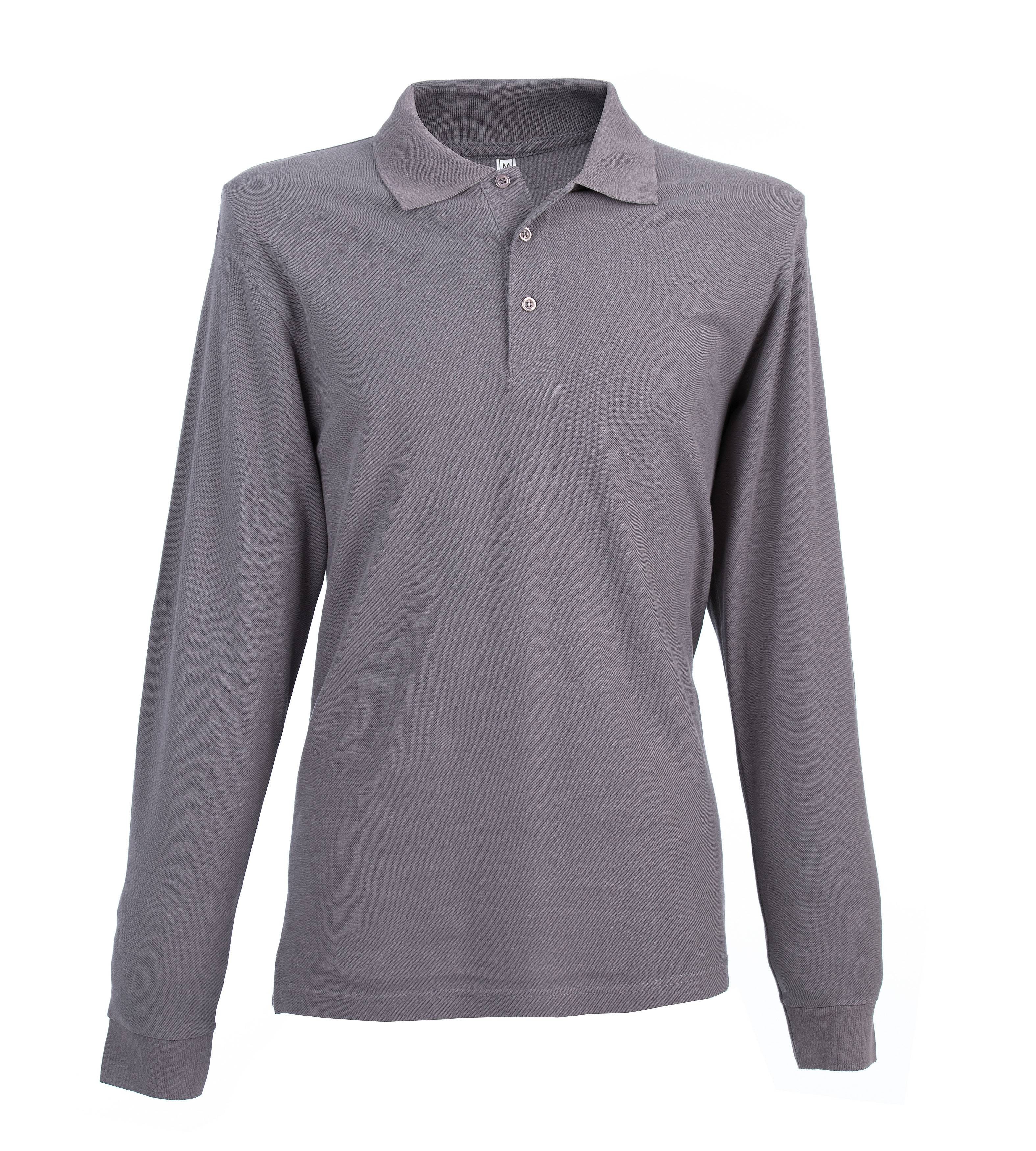 Polo manica lunga da Lavoro 100% Cotone JRC Tunisi 992542