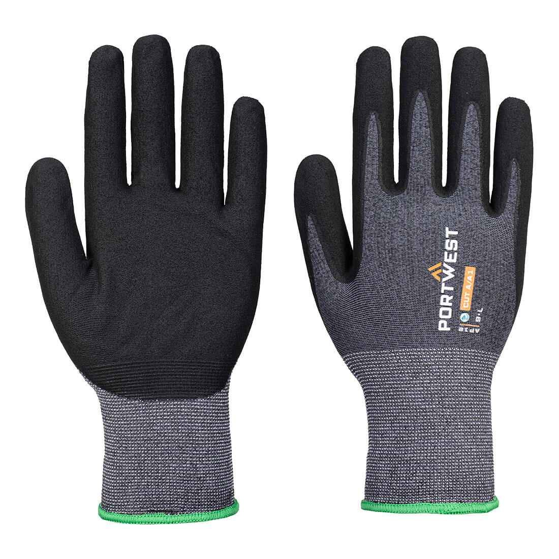 12 Pezzi - Guanti da Lavoro Spalmati in Nitrile Antitaglio Antiabrasione Anticalore Stretch Portwest AP12