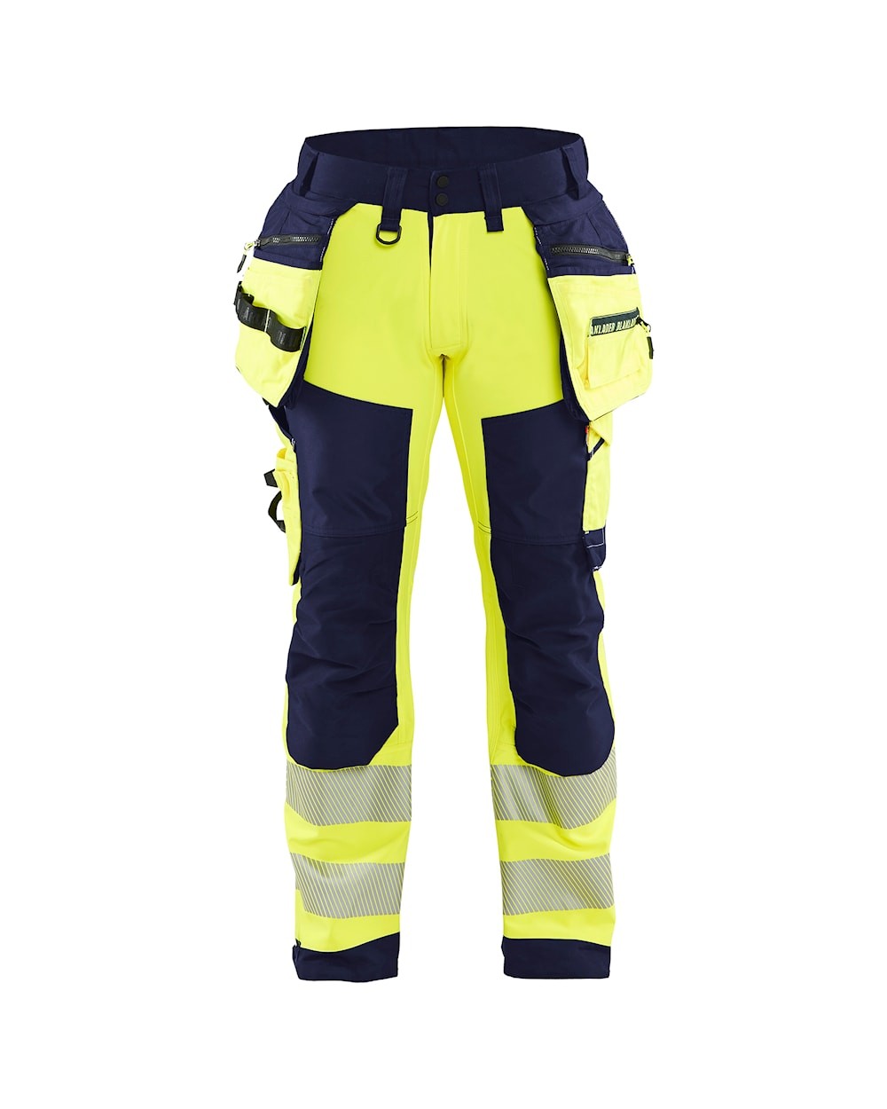 Pantaloni da Lavoro Alta Visibilit� Stretch Impermeabile Multitasche Blaklader Softshell 182025133389C50