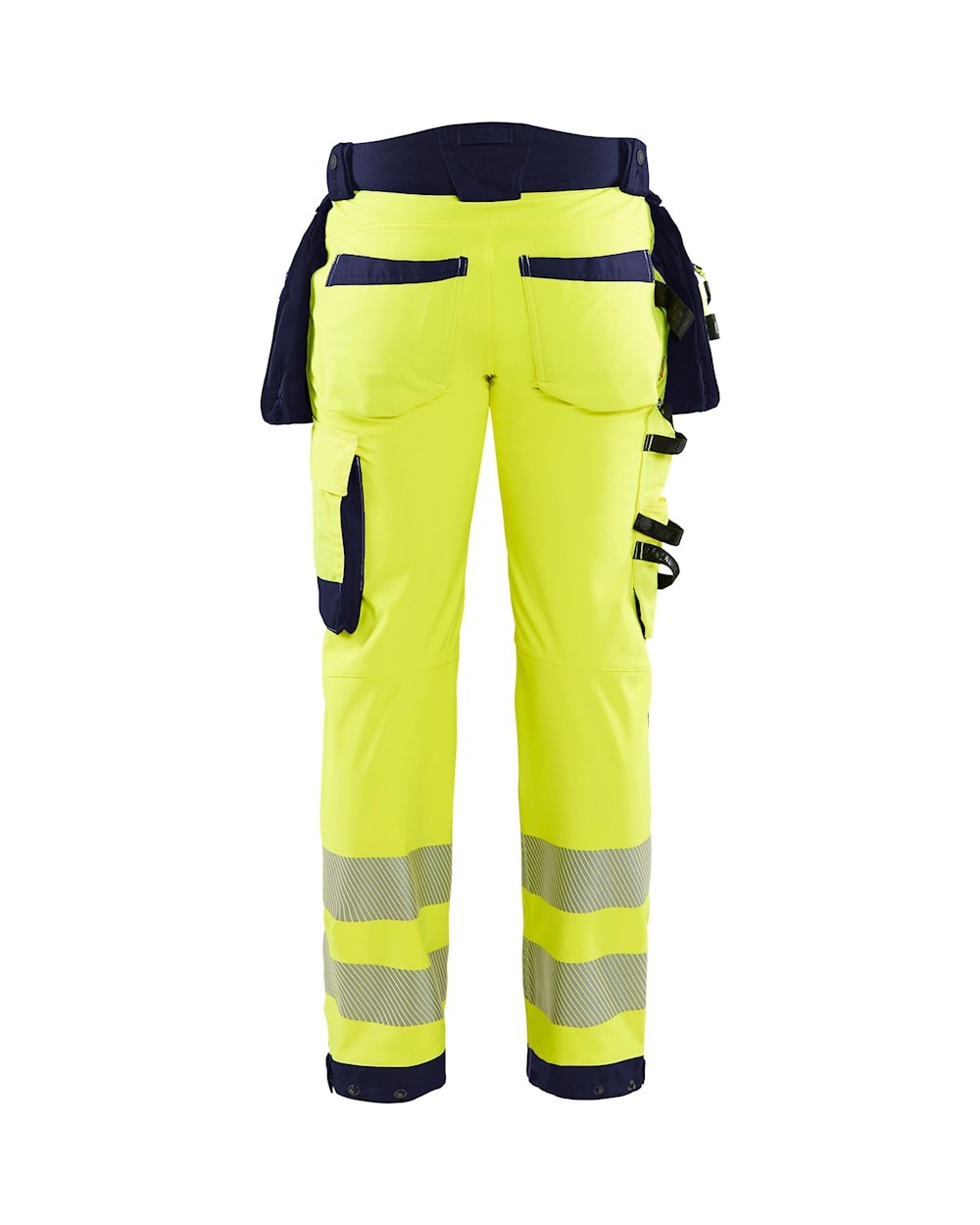 Pantaloni da Lavoro Alta Visibilit� Stretch Impermeabile Multitasche Blaklader Softshell 182025133389C50