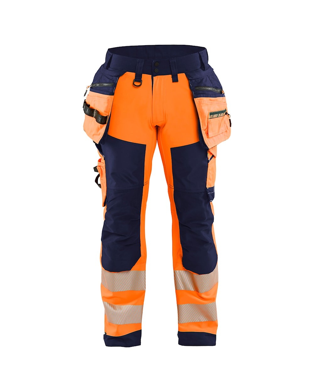 Pantaloni da Lavoro Alta Visibilit� Stretch Impermeabile Multitasche Blaklader Softshell 182025133389C50