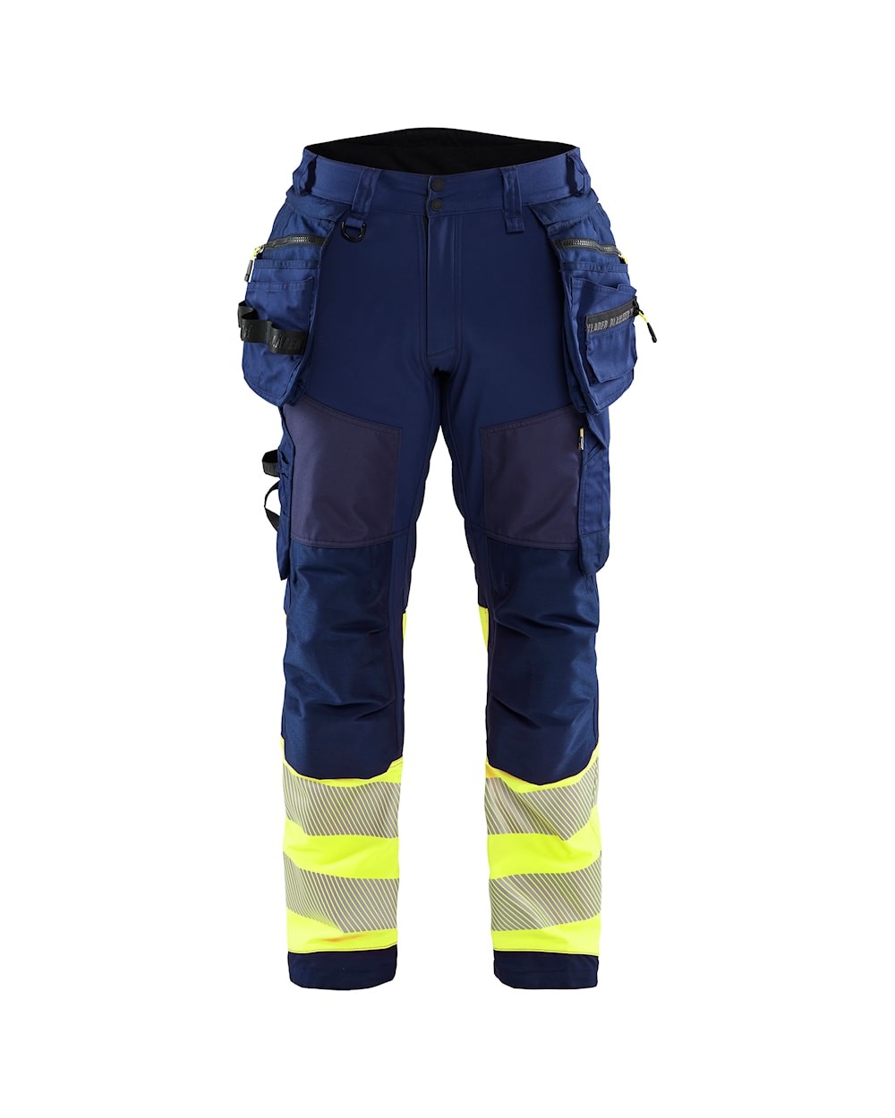 Pantaloni da Lavoro Alta Visibilit� Stretch Impermeabile Multitasche Blaklader Softshell 182125138933C50