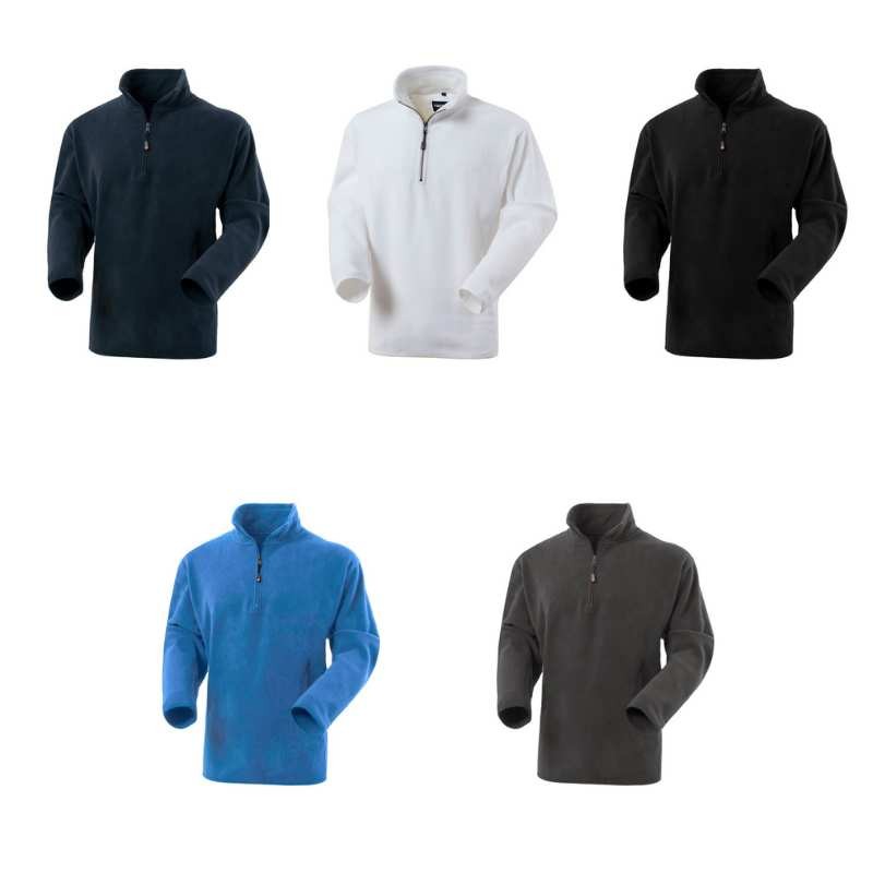 Felpa da Lavoro in Pile Mezza Zip Rossini Dublino HH159