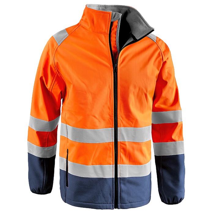 Giubbotto da Lavoro Alta Visibilit� Multitasche Softshell Stretch Sottozero Solarsoft 2345