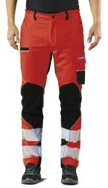 Pantaloni Da Lavoro Alta Visibilit� Multitasche Stretch Issa Line Extreme Trousers 8830BHV