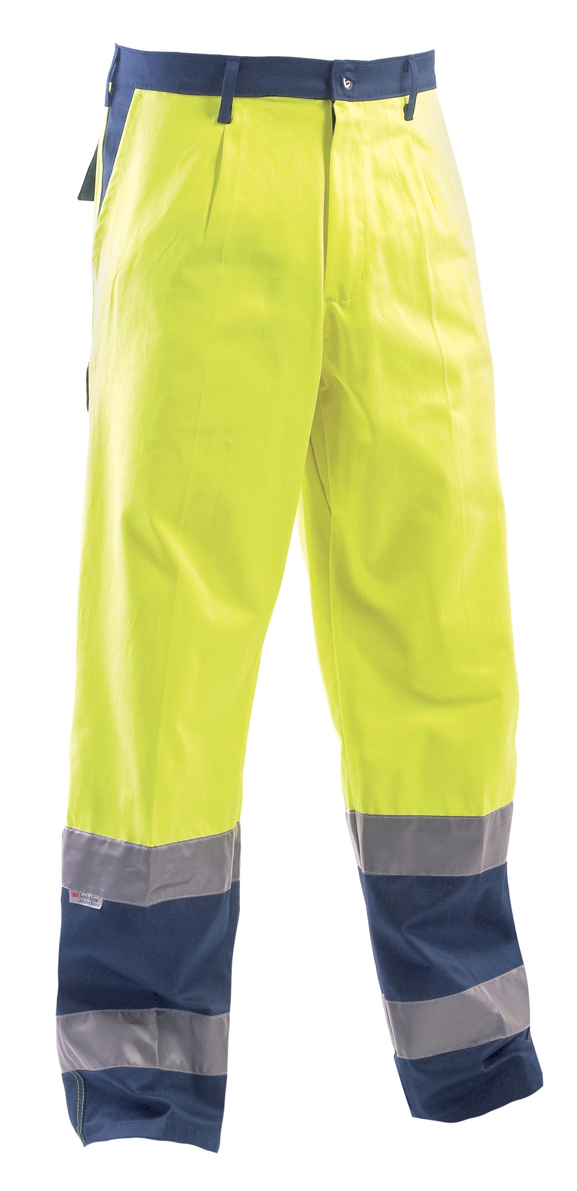 Pantalone da Lavoro Multitasche Alta visibilit� 100% cotone P&P Loyal AVB02 110