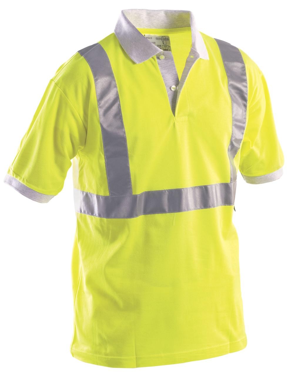 Polo da Lavoro Alta visibilit� Maniche corte 100% cotone P&P Loyal AVX11 110
