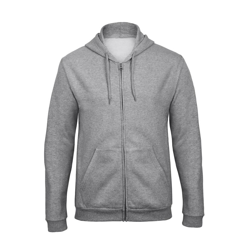 Felpa Da Lavoro con Cappuccio e Zip Intera ID.205 B&C Collection - BCWUI25