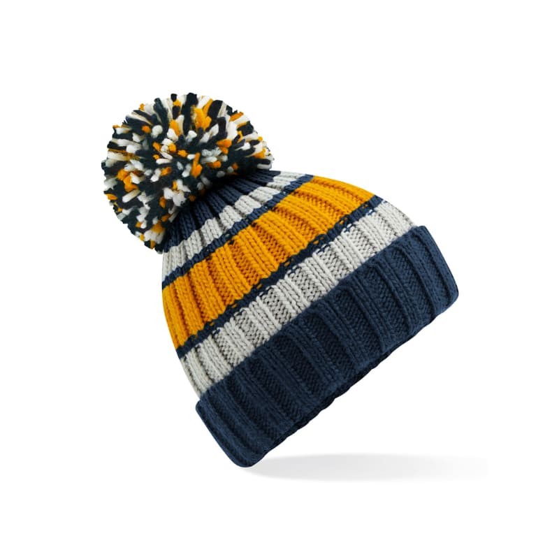 Cappello Hygge Striped Beanie Beechfield - B392