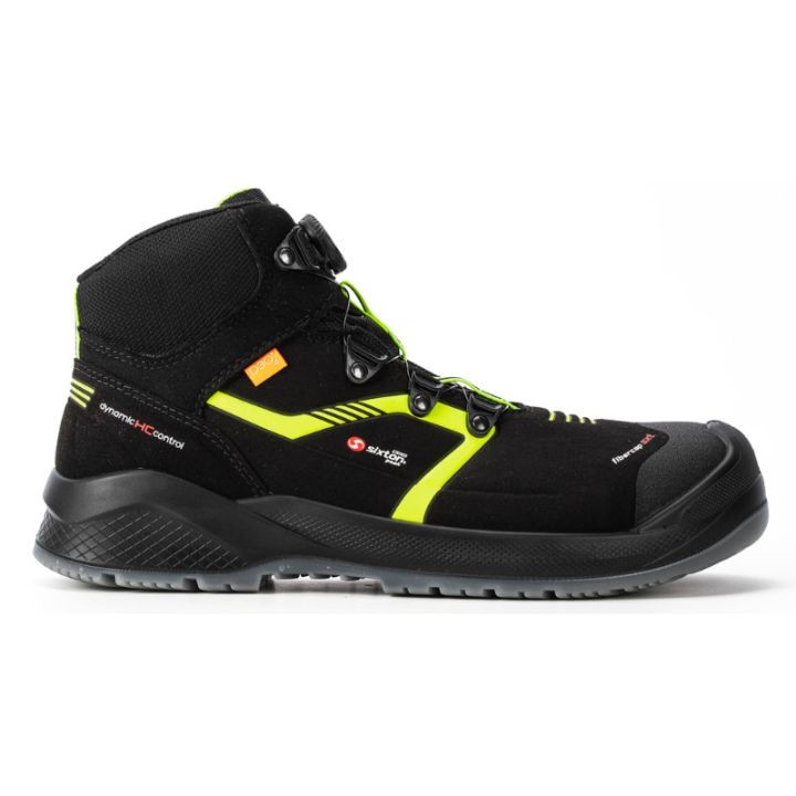 Scarpe Antinfortunistiche Chiusura Boa Sixton Scatto High BOA S3S CI SCR ESD 43459-01L Alte Metalfree