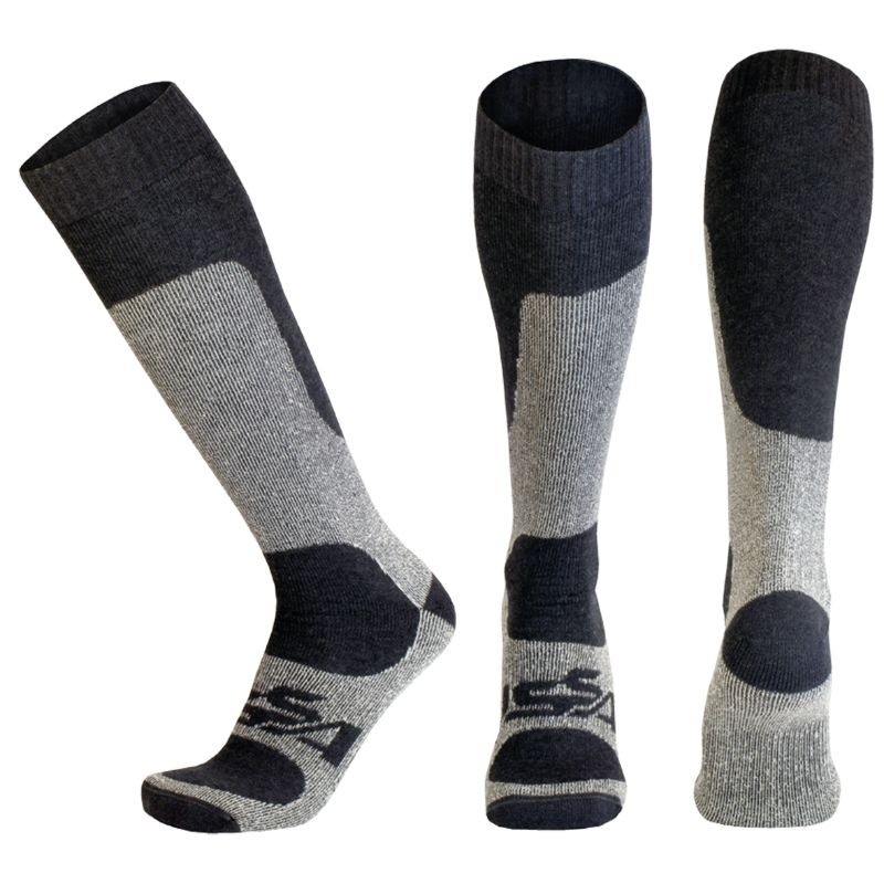 3 Paia - Calze da lavoro Carving Antifreddo con fascia elastica antitorsione Issa Line