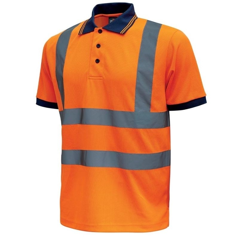 3 Pezzi - Polo da Lavoro Alta Visibilit� U-Power Neon HL198YF