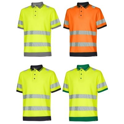 3 Pezzi - Polo da Lavoro Alta Visibilit� U-Power Tape WHL388