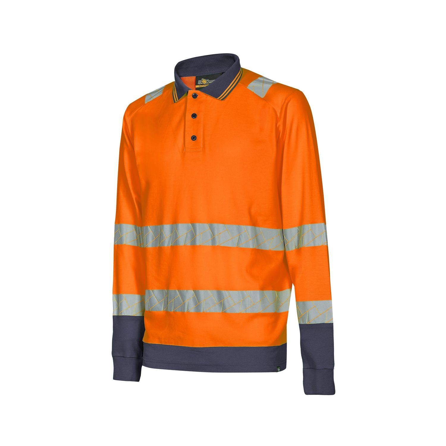 3 Pezzi - Polo da Lavoro Manica Lunga Alta Visibilit� U-Power Close WHL389