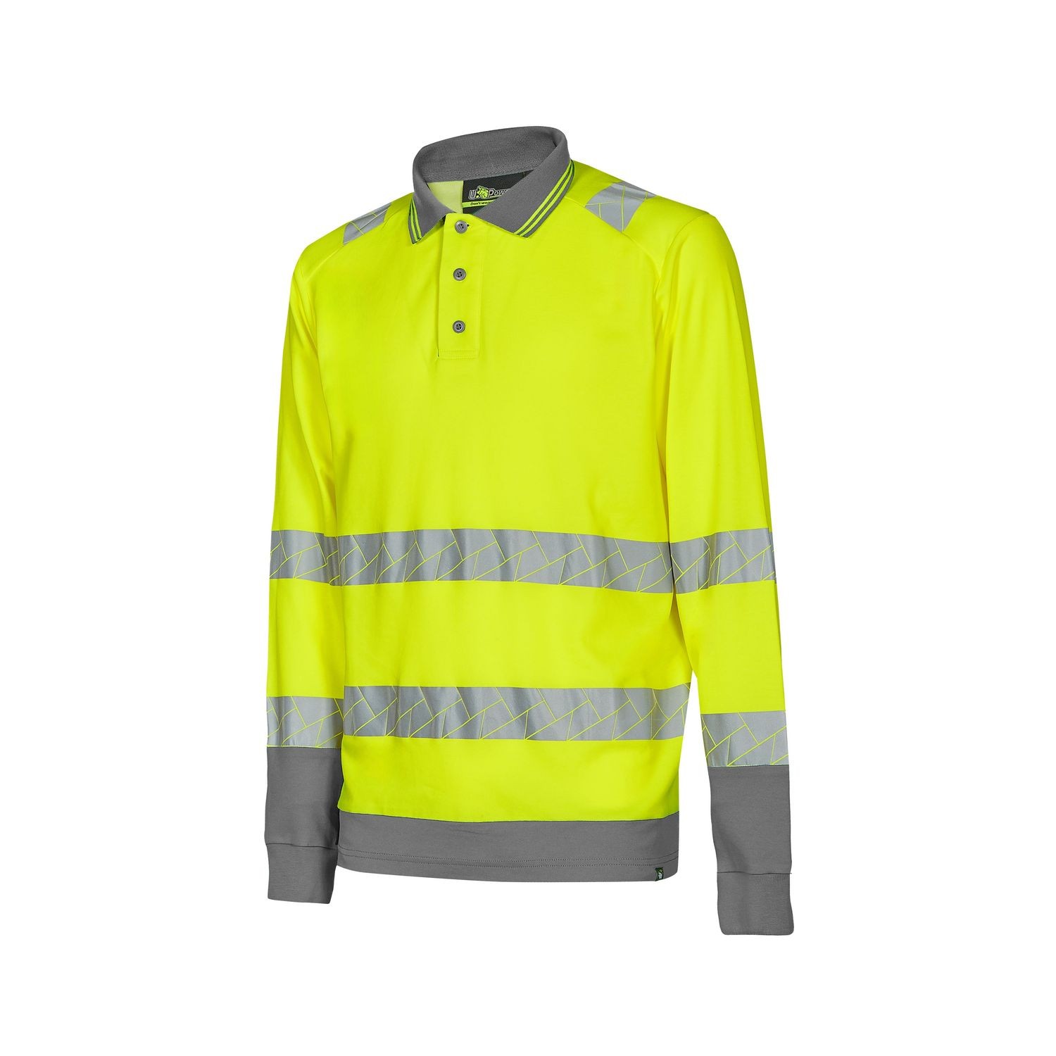 3 Pezzi - Polo da Lavoro Manica Lunga Alta Visibilit� U-Power Close WHL389