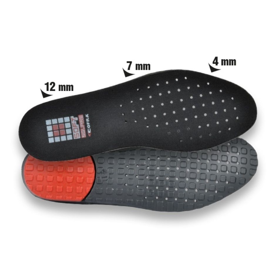 3 Pezzi - Soletta Cofra Soft Square SO-SOS-00