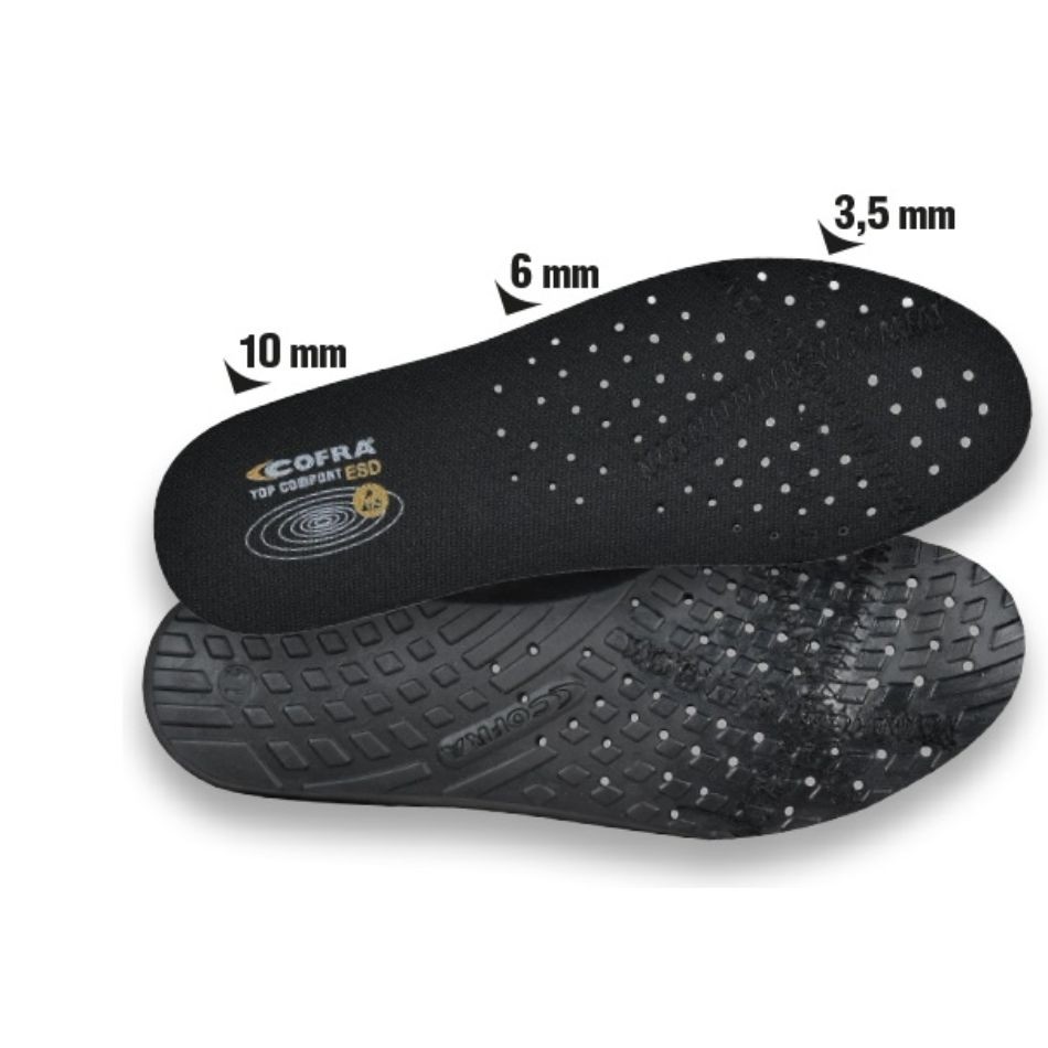 3 Pezzi - Soletta Cofra Top Comfort ESD SO-TCO-00