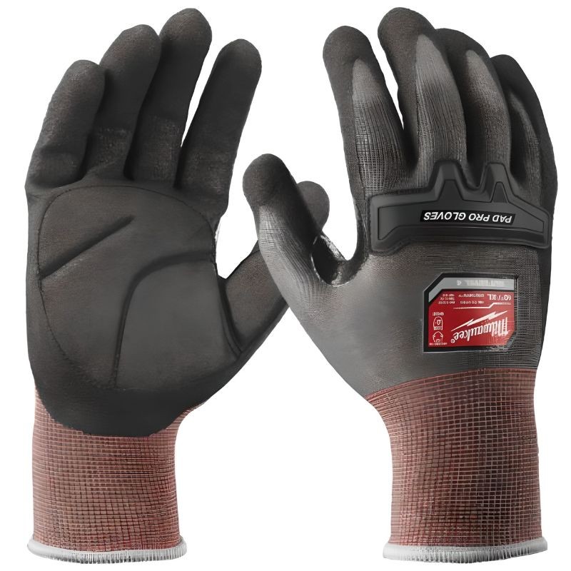 Guanti da Lavoro Strech Milwaukee Pad Pro Taglio D 4932498501