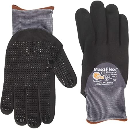 12 Paia - Guanti da Lavoro ATG Maxiflex Endurance in Nitrile 42-845