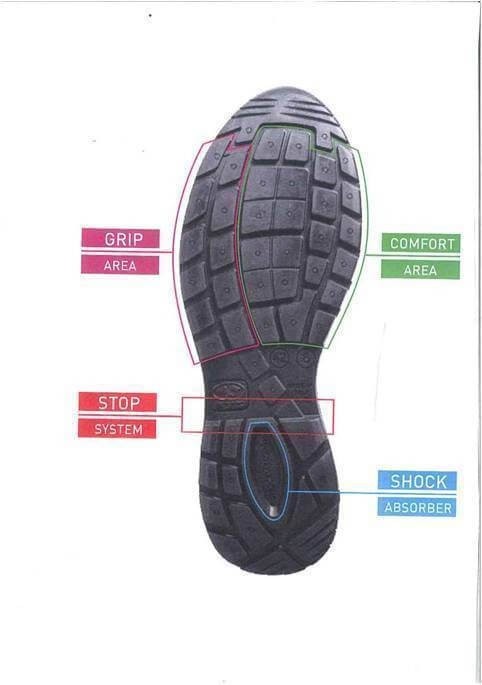 Scarpe antinfortunistiche FTG Ultraleggere Squash S1P SRC Traspiranti Comode Antiscivolo
