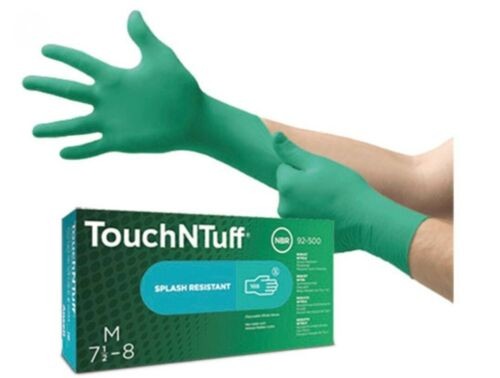 100 Pezzi - Guanti Da Lavoro ANSELL Touch N Tuff 92-600