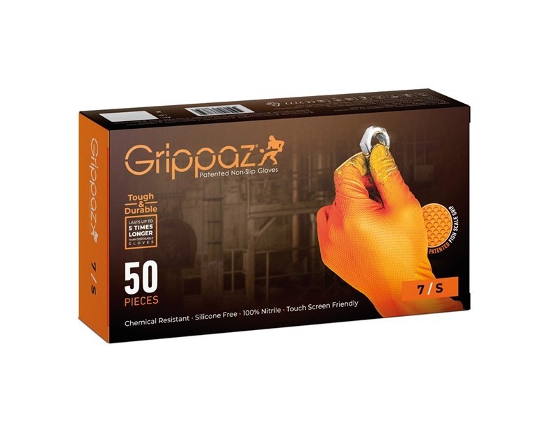 50 Pezzi - Guanti da lavoro monouso Grippaz 246OR