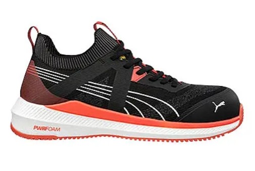 Scarpe antinfortunistiche Puma Turbo Black/Red Low S1PS ESD FO HRO SR 645020