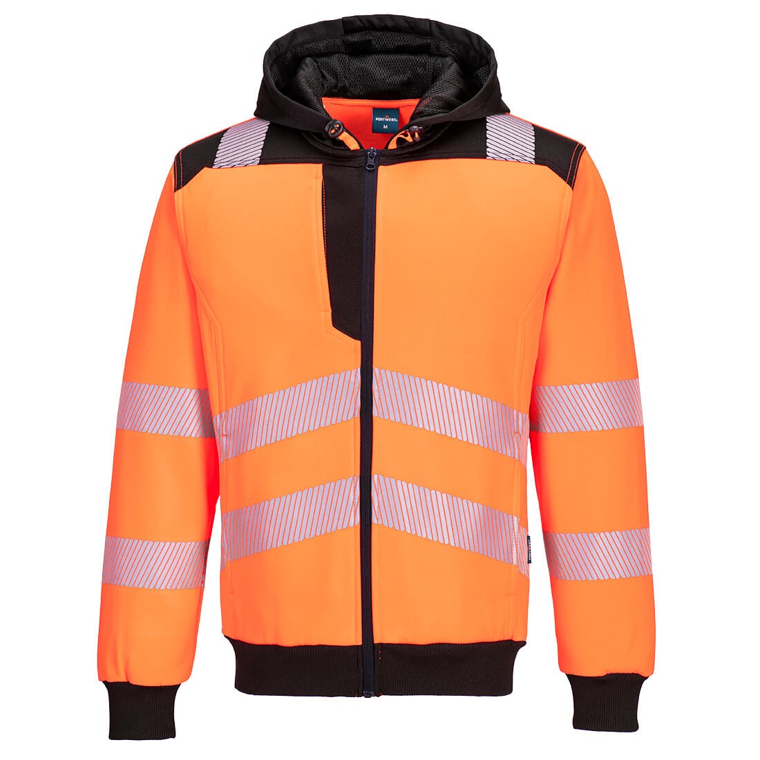 Felpa da Lavoro Alta Visibilit� Multitasche con Cappuccio Portwest PW327