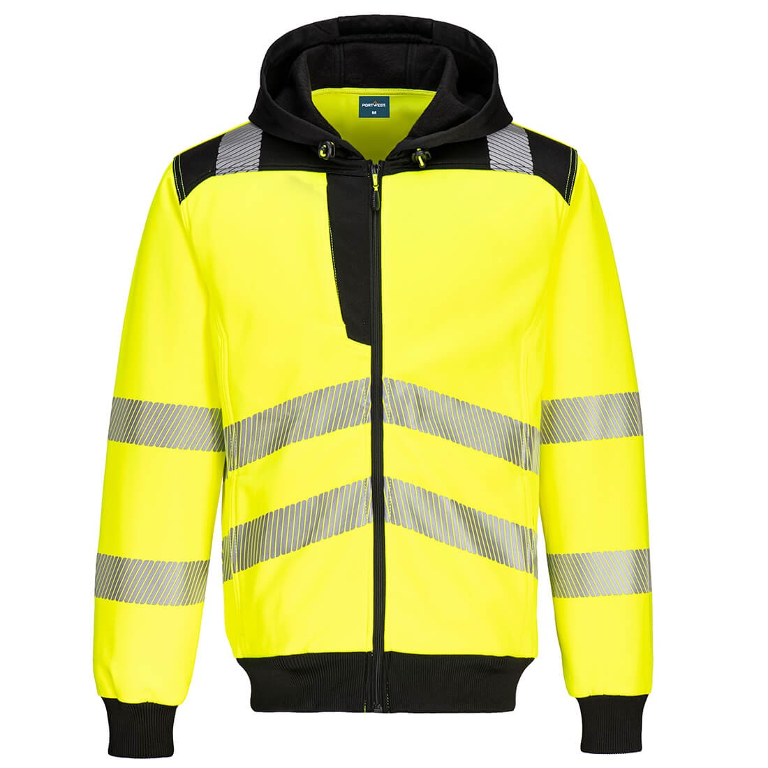 Felpa da Lavoro Alta Visibilit� Multitasche con Cappuccio Portwest PW327