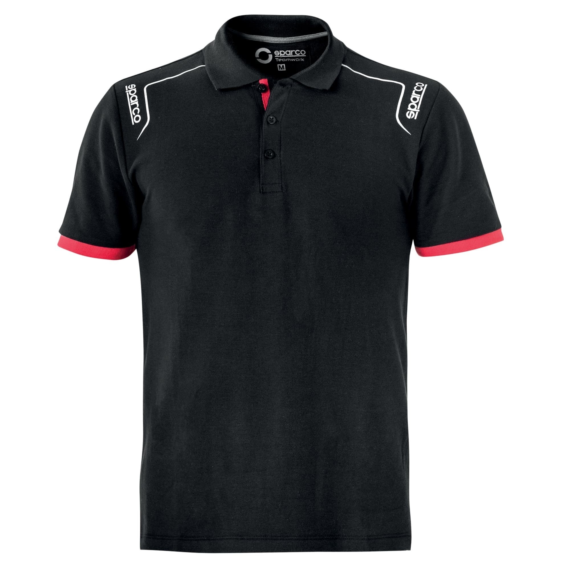 Polo da lavoro PORTLAND Sparco in cotone 100% - Nero