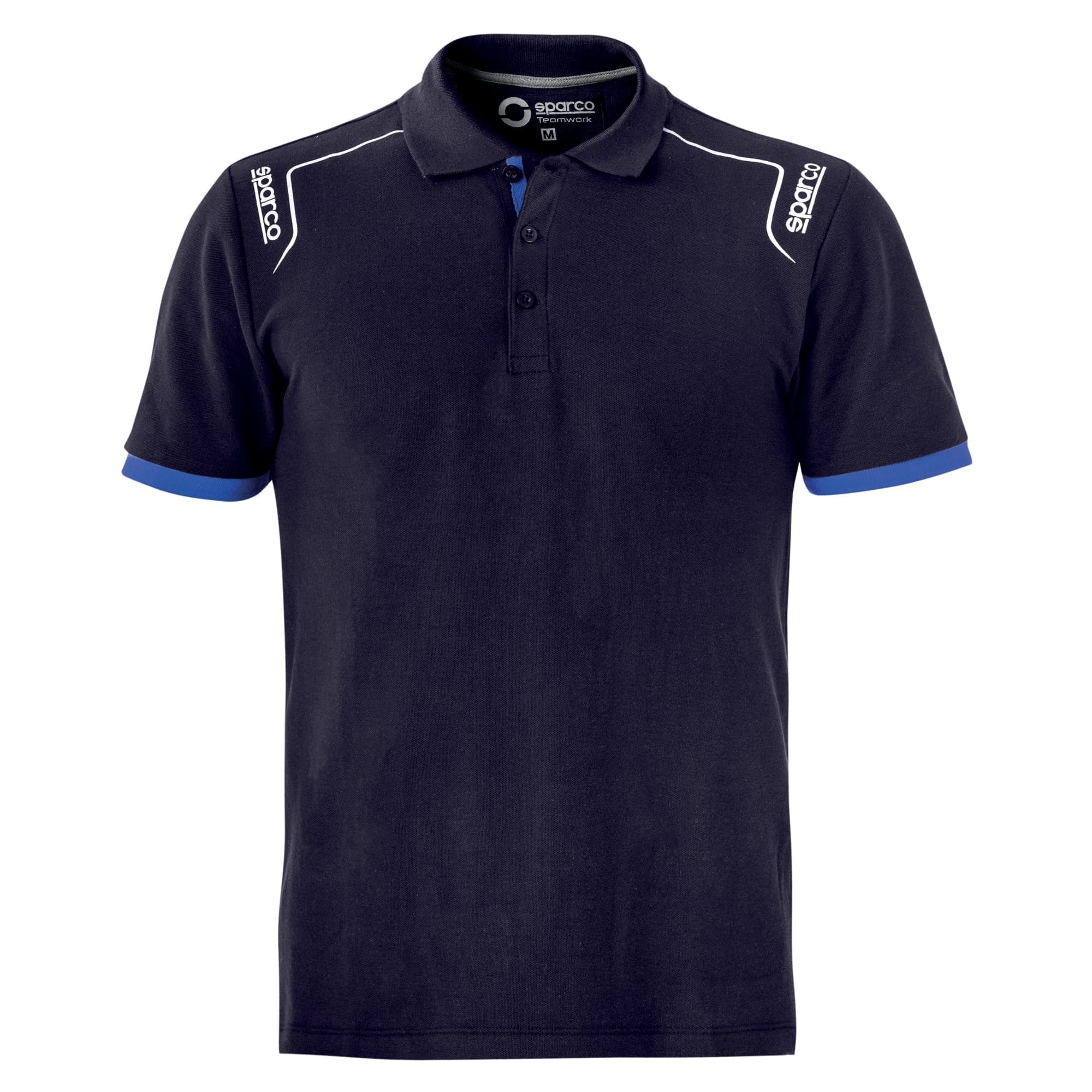 Polo da lavoro PORTLAND Sparco in cotone 100% - Blu scuro