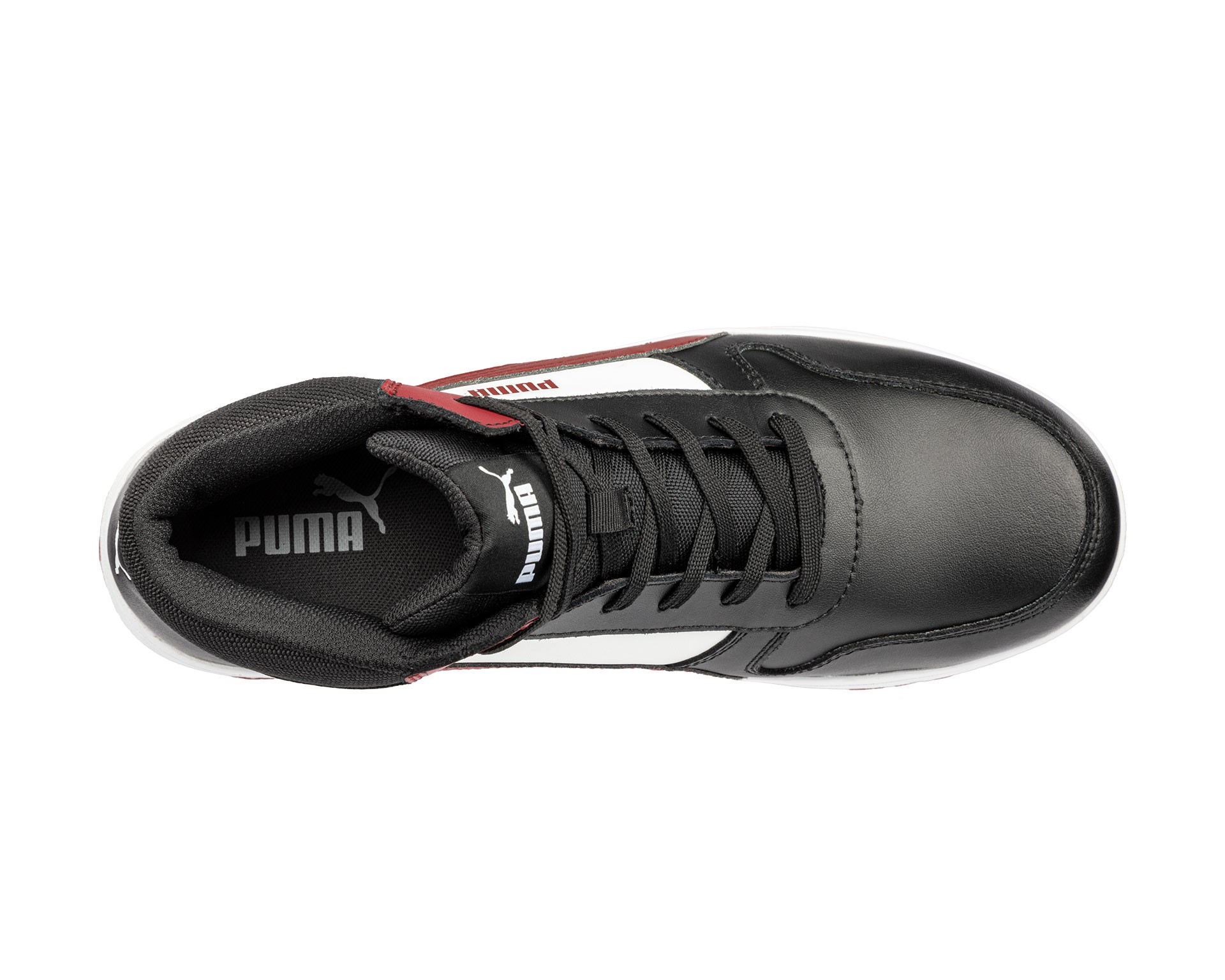 Scarpe antinfortunistiche Puma Frontcourt Black/White/Red Mid S3 FO HRO ESD SRC 630050