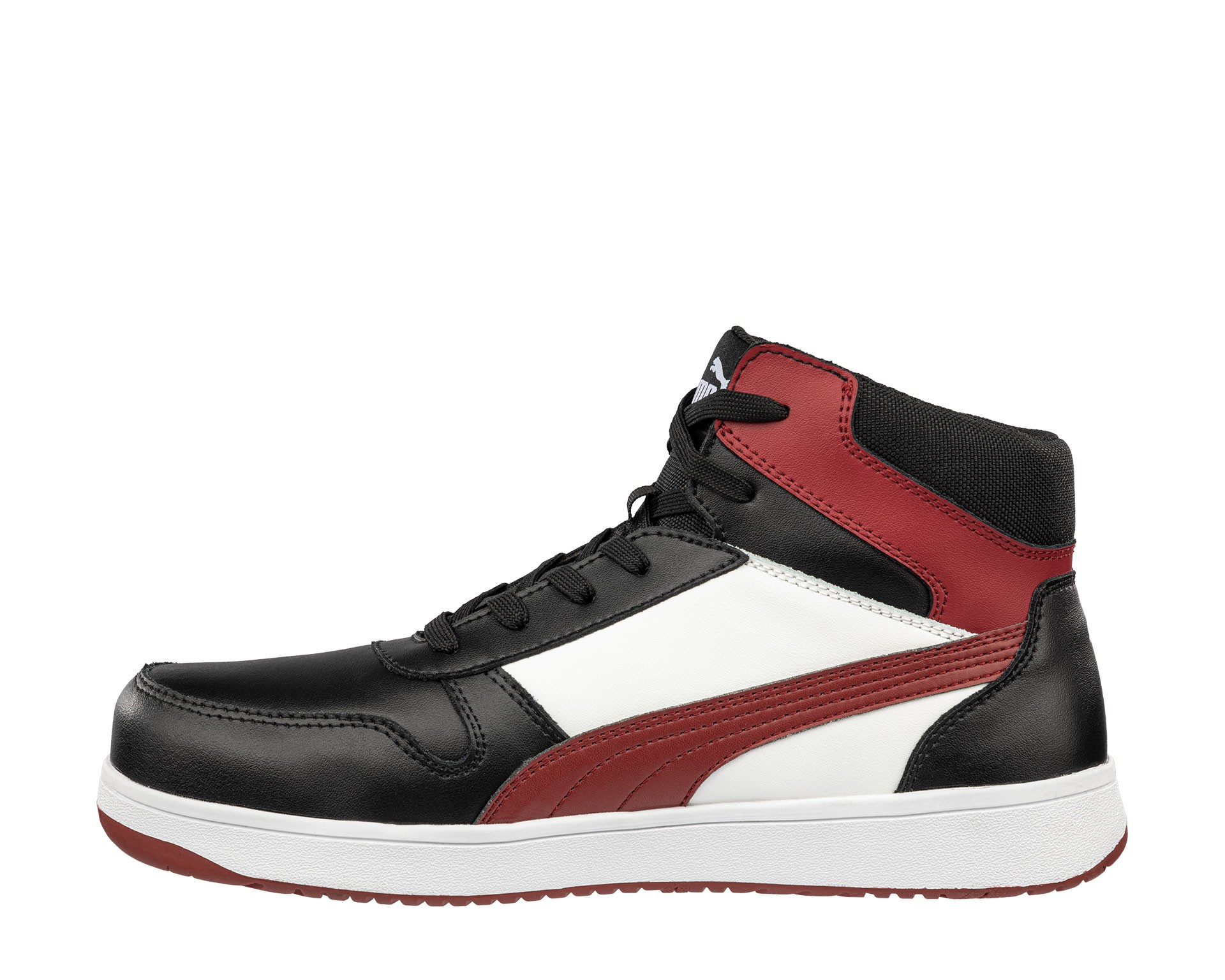 Scarpe antinfortunistiche Puma Frontcourt Black/White/Red Mid S3 FO HRO ESD SRC 630050