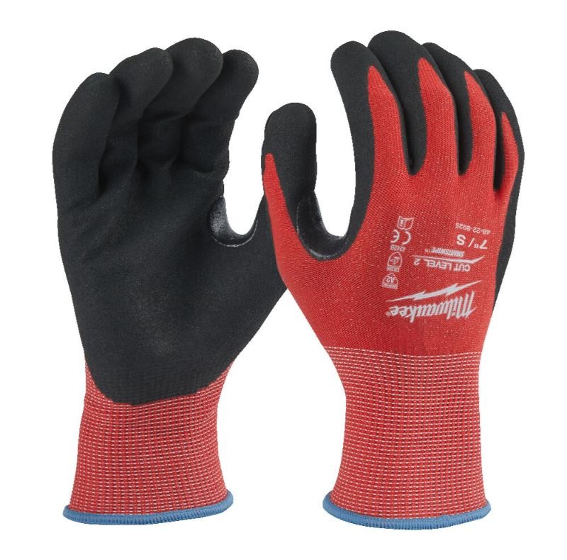 Guanti da Lavoro Milwaukee Spalmati in Nitrili Strech Cut B 4932479906