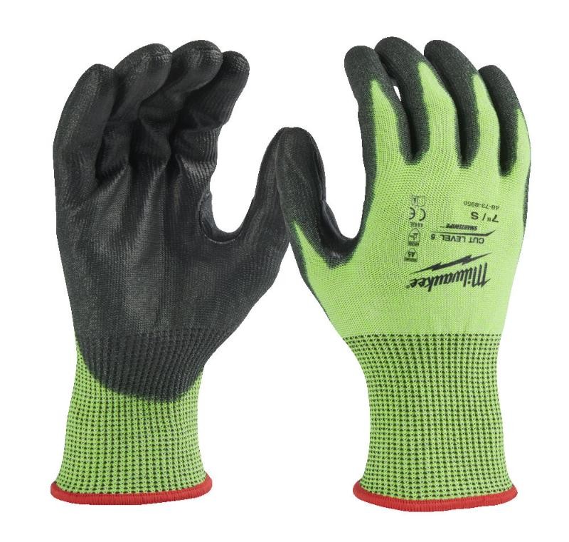 Guanti da Lavoro Milwaukee Alta Visibilit� Hi-vis Taglio E 4932479931