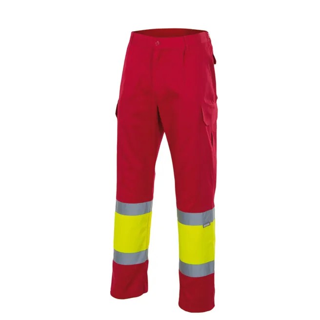 Pantalone bicolore foderato da Lavoro Alta Visibilit� Multitasche Velilla 156
